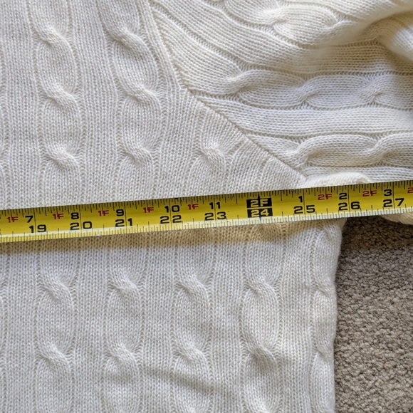 NWT The Iconic Cable-Knit Cashmere Sweater Polo Ralph Lauren - size XXL - Picture 8 of 9